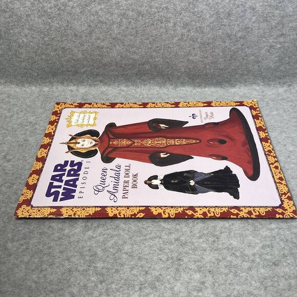 Star Wars Episode 1 Queen Amidala Paper Doll Book Uncut 1999 Lucas Film Unused - Picture 2 of 15